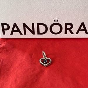 Sapphire Heart Charm